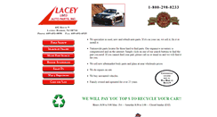 Desktop Screenshot of laceyusedautopartsinc.com